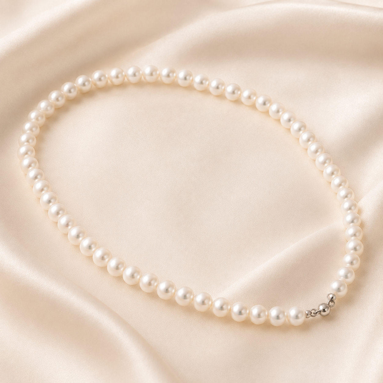 Collana con Perle Kioto 5-5,5 mm Linea ECO in Oro 18kt – PG Gioielli (105B ECO)