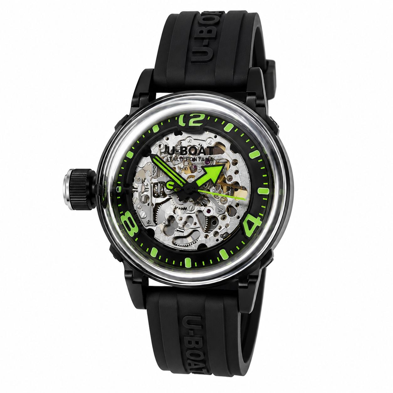 U-BOAT Classico U-65 PVD Green 45mm - Orologio Automatico Uomo Quadrante Verde - 3347