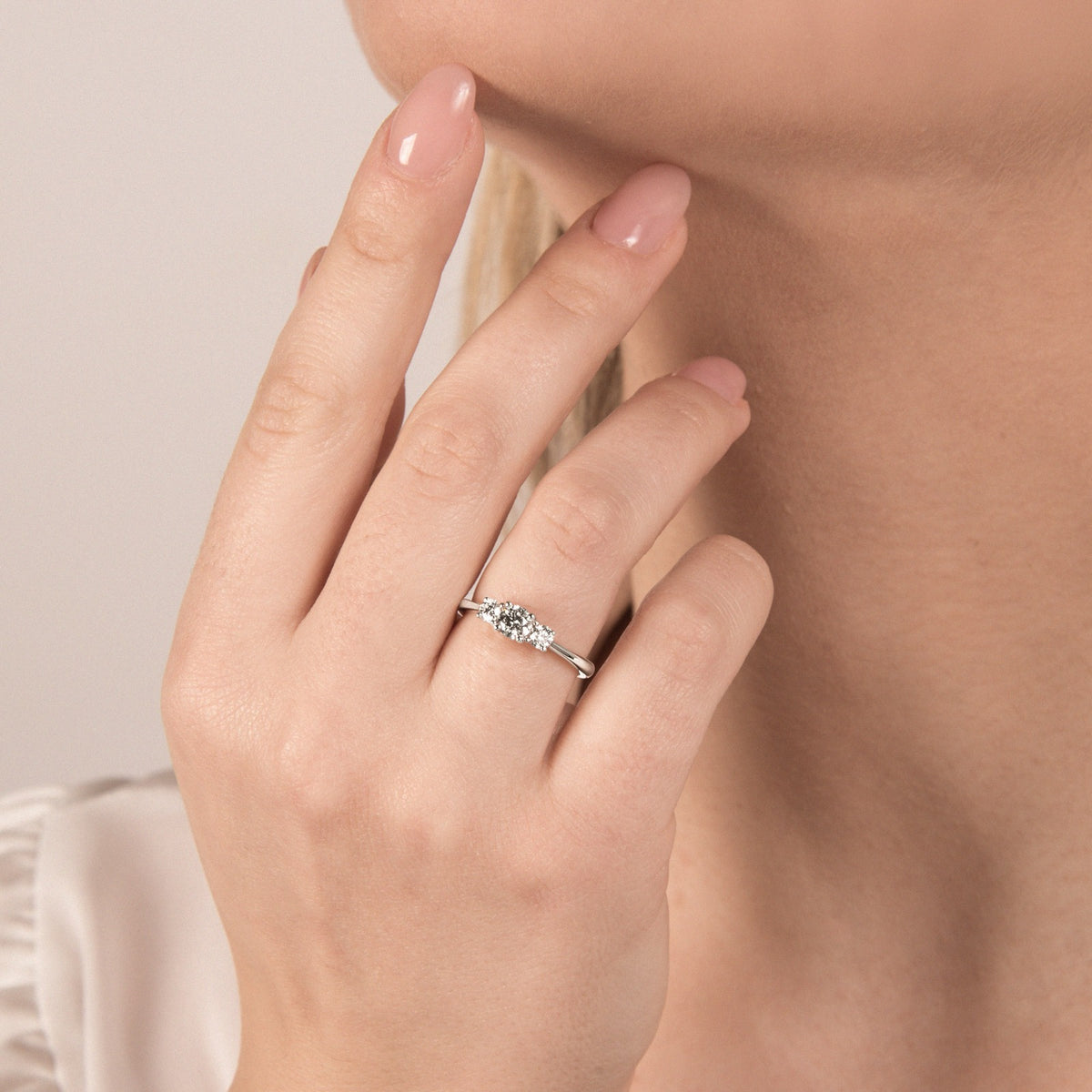 Anello con Diamanti 0,65 ct E in Oro Bianco 18kt – Mirco Visconti (BR893/50)