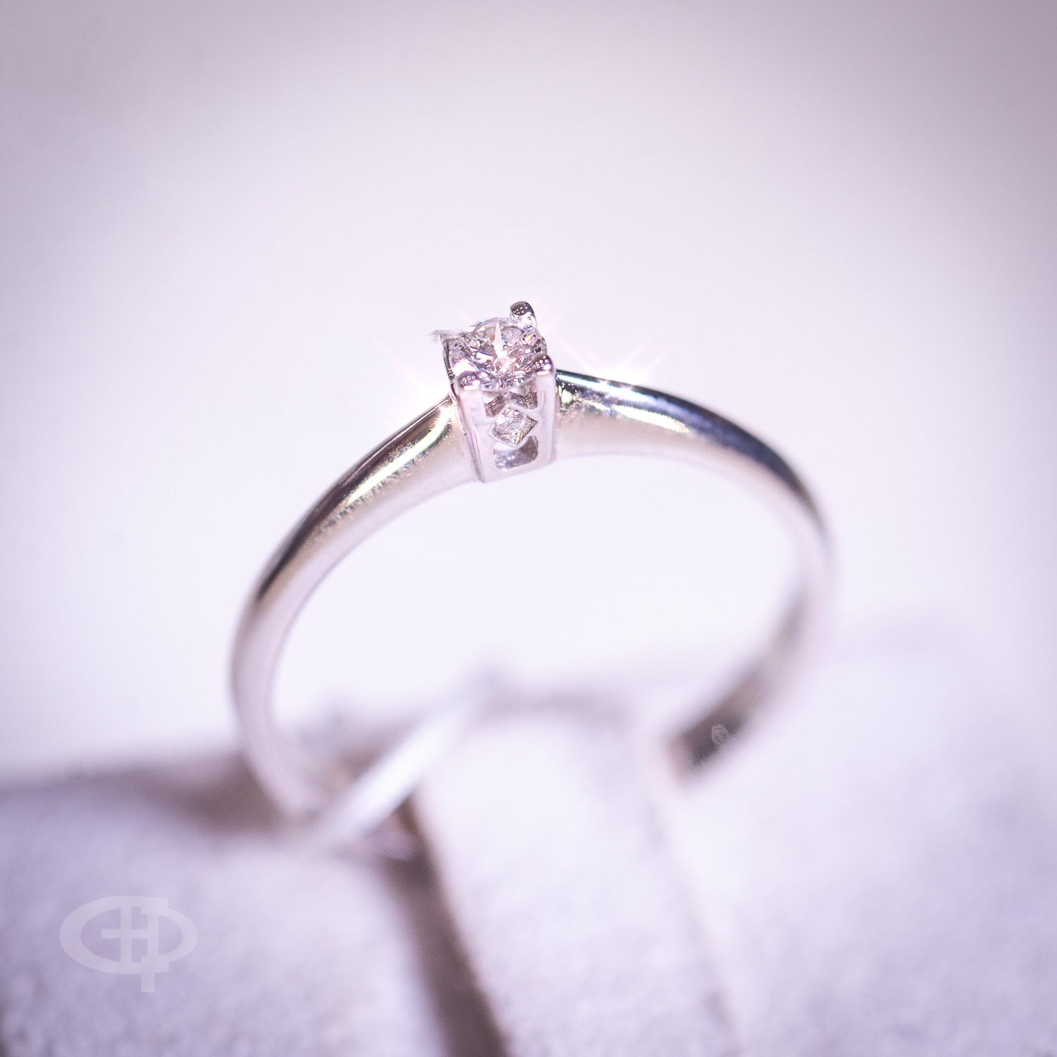 MIRCO VISCONTI Anello Solitario con Diamante - Main Image