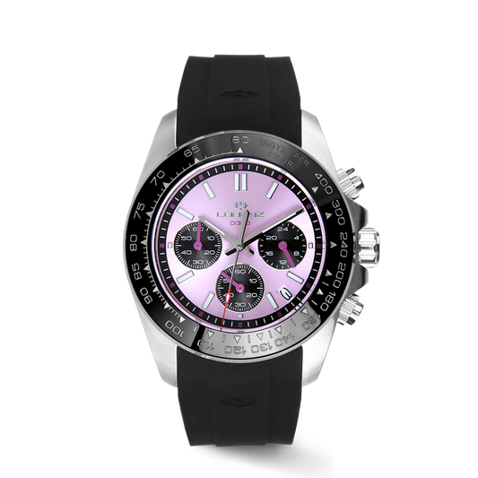 Lorenz Orologio Uomo DI300 Chronograph Subacqueo 300m Quadrante Rosa 030274CC