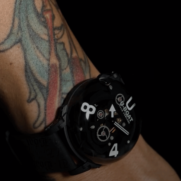 U-BOAT Classico U-65 44mm PVD Black - Orologio Uomo Quadrante Bianco - 3355