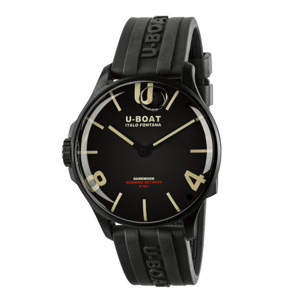 U-BOAT Darkmoon 44mm Black PVD - Orologio Uomo Immersione in Olio - 8464/D