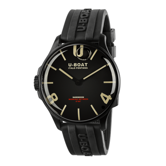 U-BOAT Darkmoon 44mm Black PVD - Orologio Uomo Immersione in Olio - 8464/D