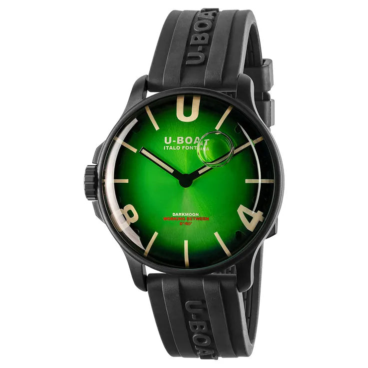 U-BOAT OROLOGIO Darkmoon 44 mm Green PVD Soleil  -  REFERENZA: 8698/C