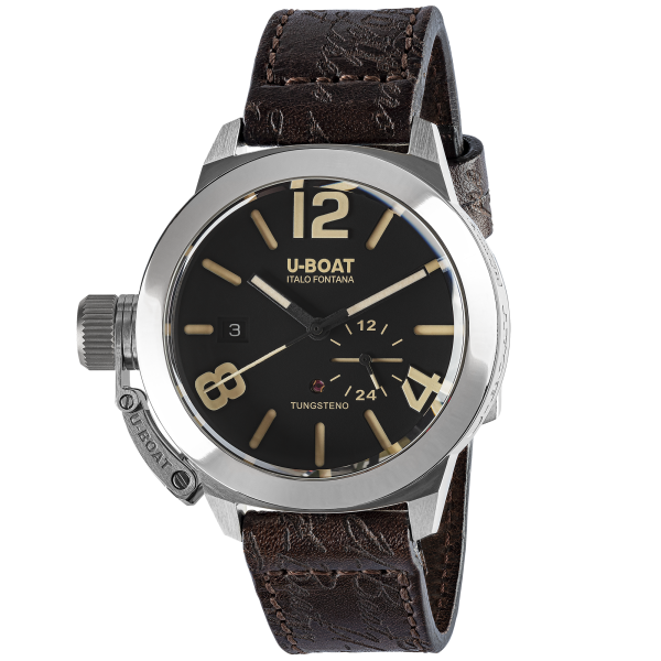 U-BOAT Classico 42mm Tungsteno Black - Orologio Automatico Uomo Vetro Zaffiro - 8893