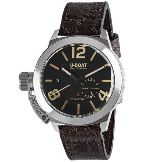 U-BOAT Classico 42mm Tungsteno Black - Orologio Automatico Uomo Vetro Zaffiro - 8893
