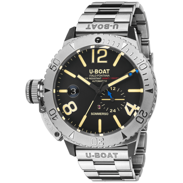 U-BOAT Sommerso/A Bracelet 46mm - Orologio Subacqueo Automatico Acciaio - 9007/A/MT