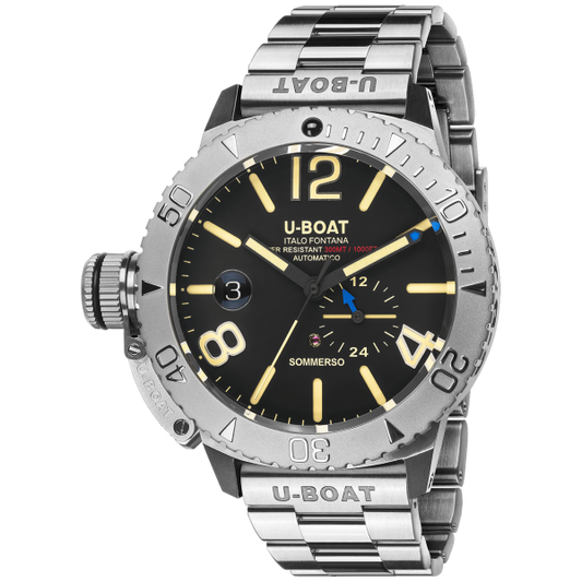 U-BOAT Sommerso/A Bracelet 46mm - Orologio Subacqueo Automatico Acciaio - 9007/A/MT