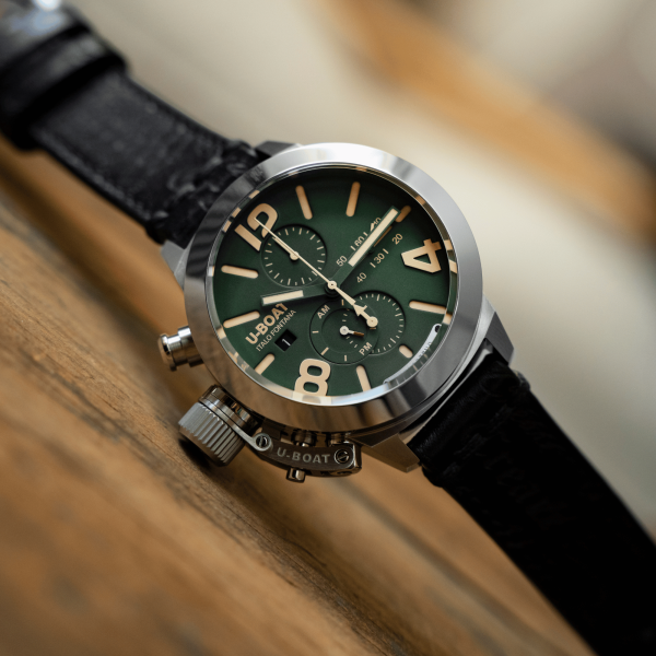 U-BOAT Classico 45 Tungsteno CAS Green - Orologio Automatico Uomo Verde - 9581/A