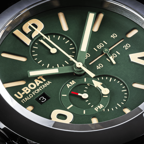 U-BOAT Classico 45 Tungsteno CAS Green - Orologio Automatico Uomo Verde - 9581/A
