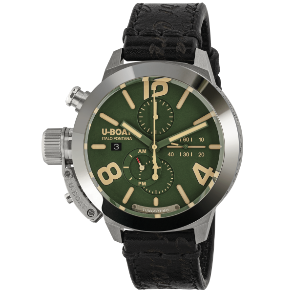U-BOAT Classico 45 Tungsteno CAS Green - Orologio Automatico Uomo Verde - 9581/A
