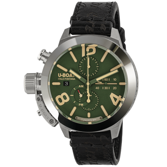 U-BOAT Classico 45 Tungsteno CAS Green - Orologio Automatico Uomo Verde - 9581/A