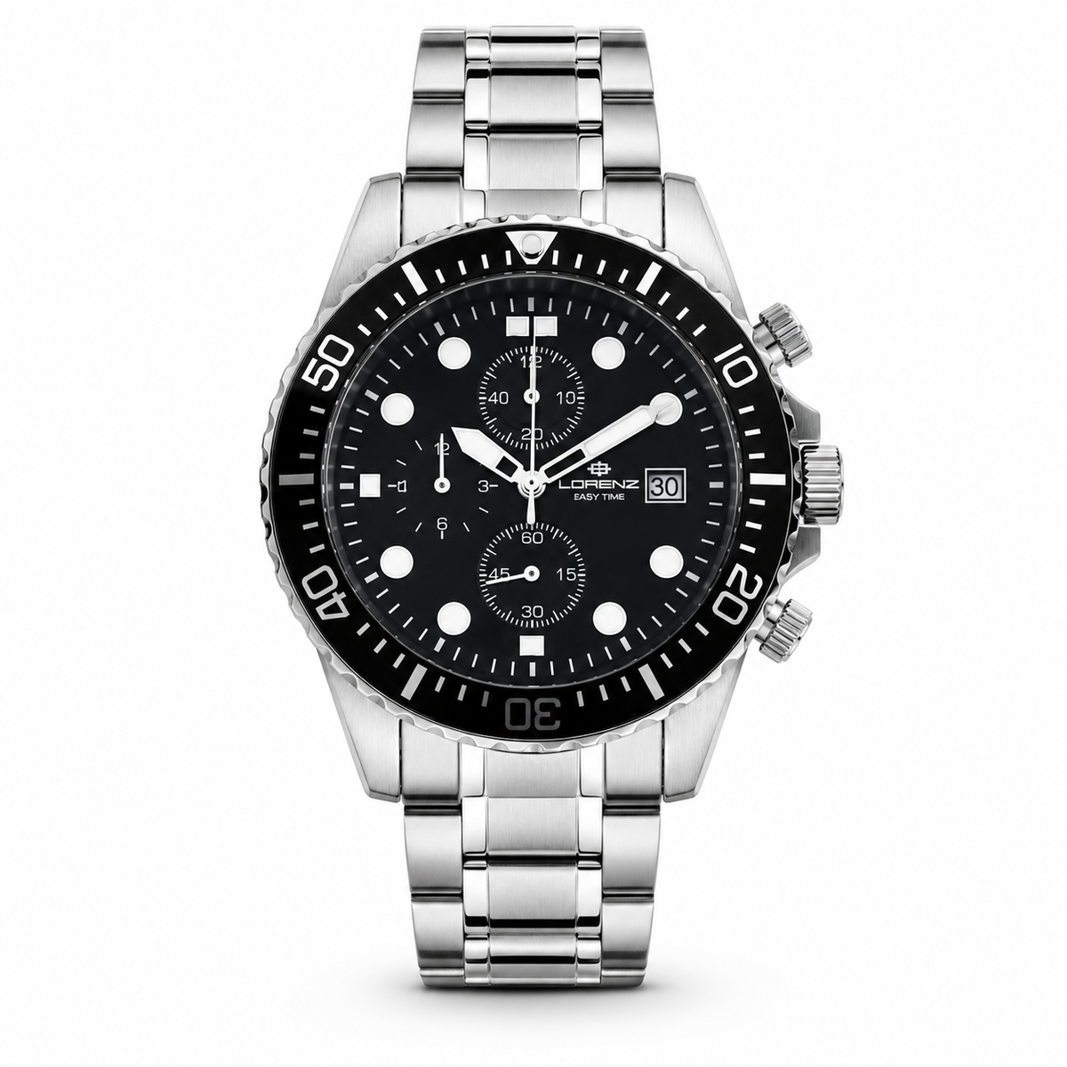 Orologio Lorenz Easy Time Crono Sport Nero 030244AA