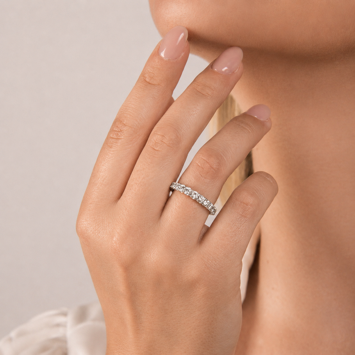 Anello con Diamanti 1,02 ct F VS in Oro Bianco 18kt – Mirco Visconti (CV129/10)
