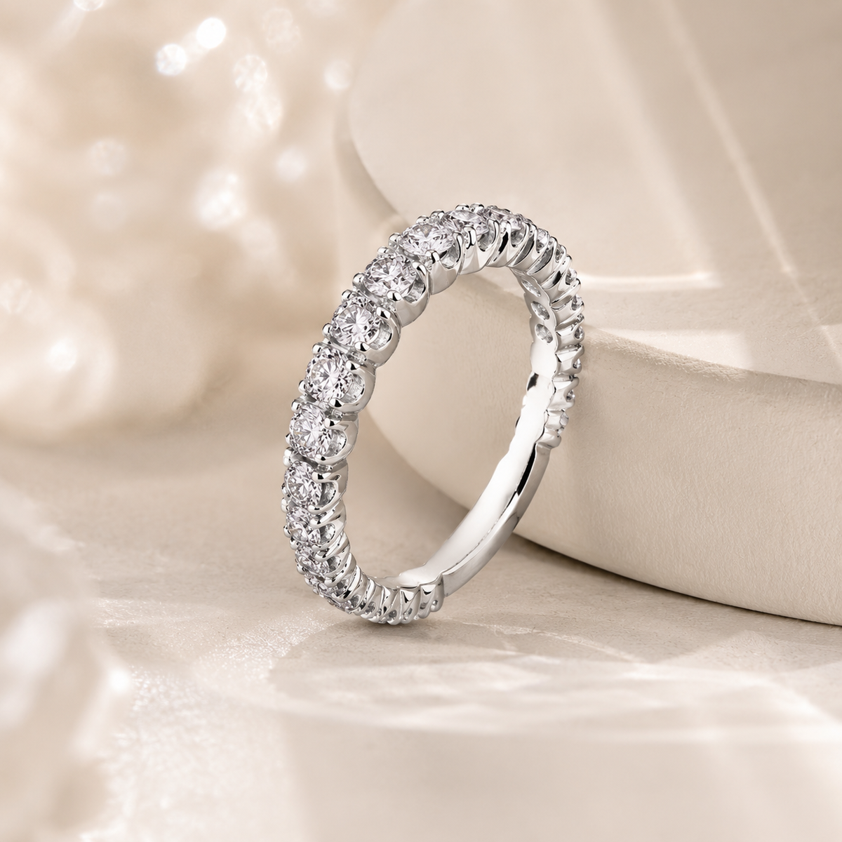 Anello con Diamanti 1,02 ct F VS in Oro Bianco 18kt – Mirco Visconti (CV129/10)