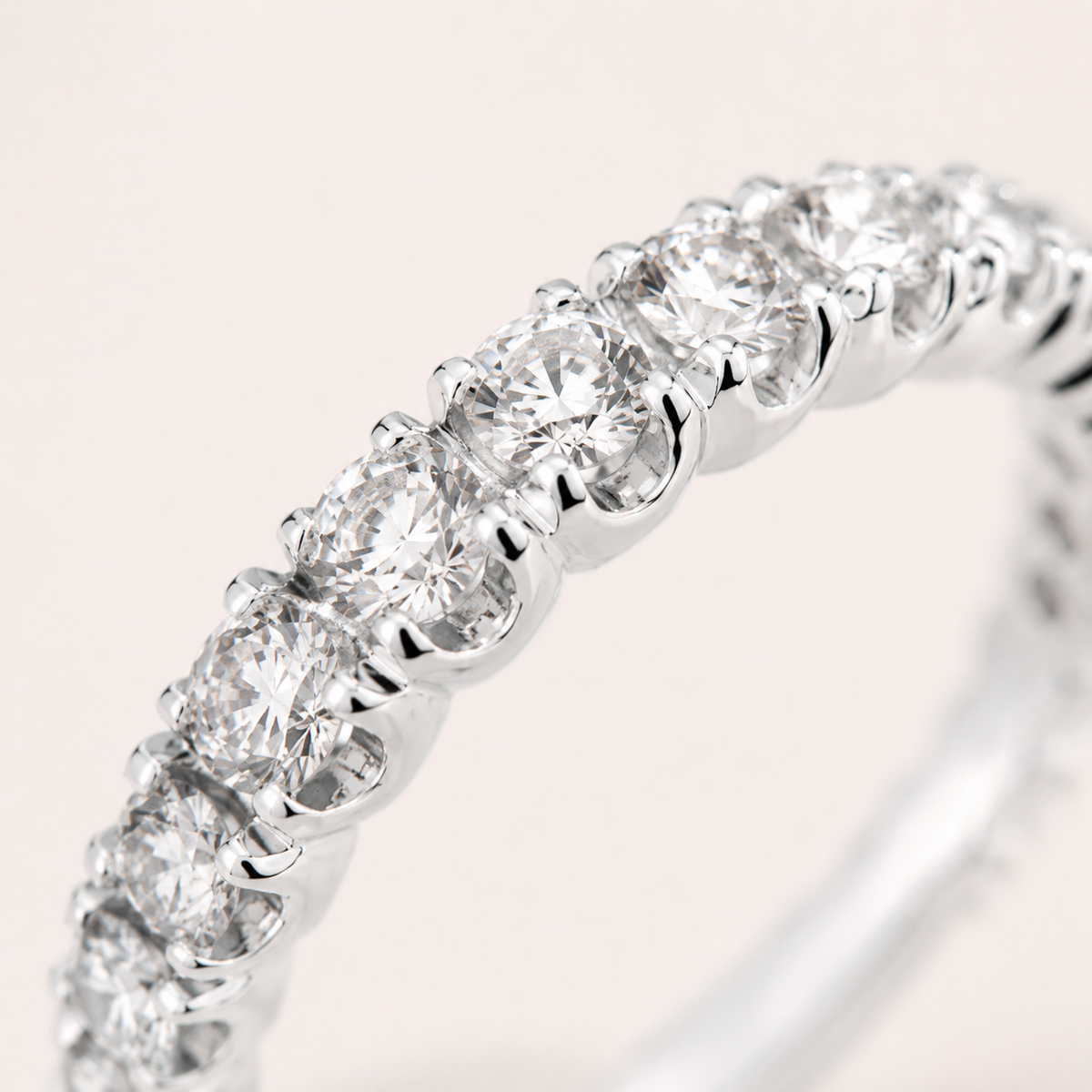 Anello con Diamanti 1,02 ct F VS in Oro Bianco 18kt – Mirco Visconti (CV129/10)
