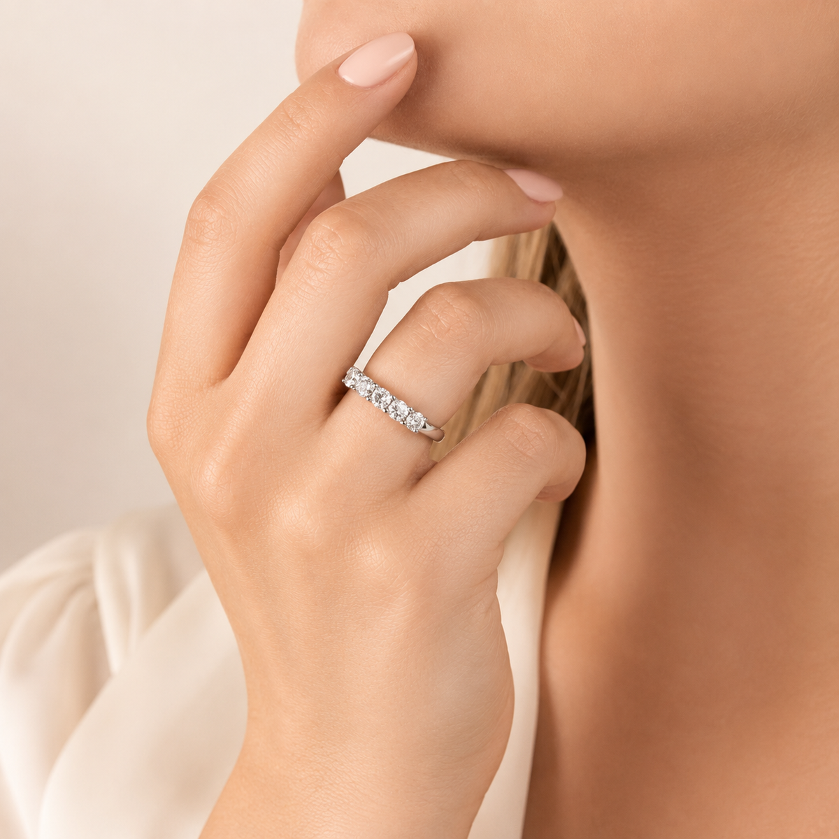 Anello con Diamanti 0,95 ct E VS in Oro Bianco 18kt – Mirco Visconti (GM105/EC30)