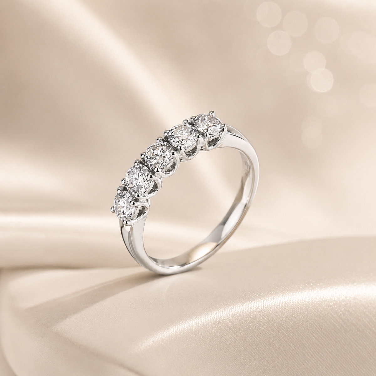 Anello con Diamanti 0,95 ct E VS in Oro Bianco 18kt – Mirco Visconti (GM105/EC30)