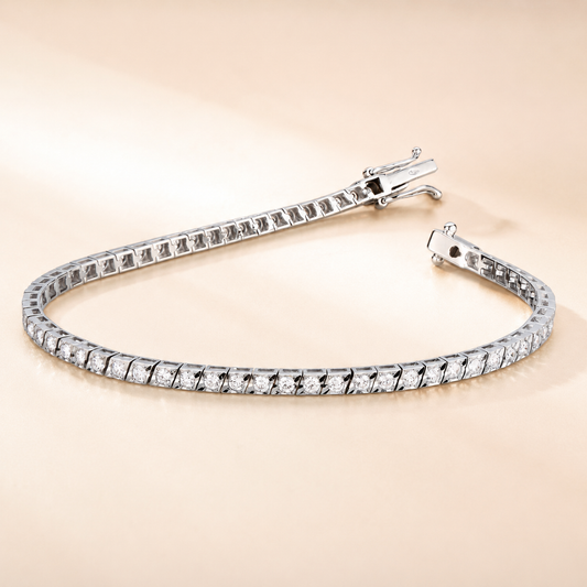 Bracciale Tennis con Diamanti 1,60 ct G VS in Oro Bianco 18kt – Mirco Visconti (NL1/40)