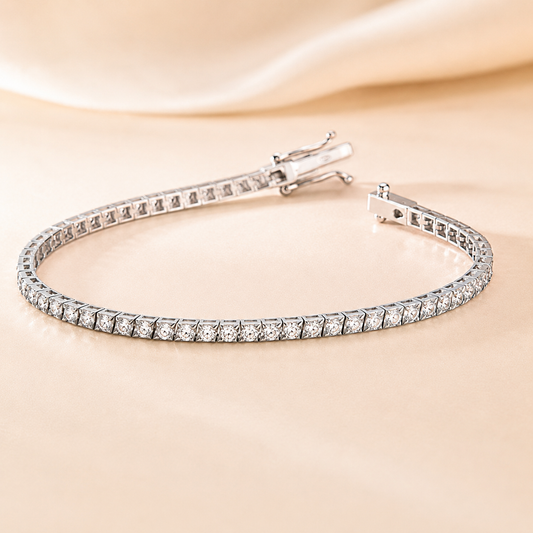 Bracciale Tennis con Diamanti 0,72 ct G VS in Oro Bianco 18kt – Mirco Visconti (NL1/20)