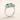 Anello Trilogy Mirco Visconti con Smeraldi Zambia 0,89 ct e Diamanti 0,75 ct G/VS in Oro Bianco 18 kt – MV295/S