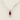 Collana PG Gioielli in Oro Bianco 18K con Rubino 0,28 ct e Diamante 0,02 ct – CIOCLOVER/1R