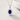 Collana PG Gioielli con Zaffiro Blu 0,35 ct e Diamanti 0,12 ct – CIOLADYZ/2