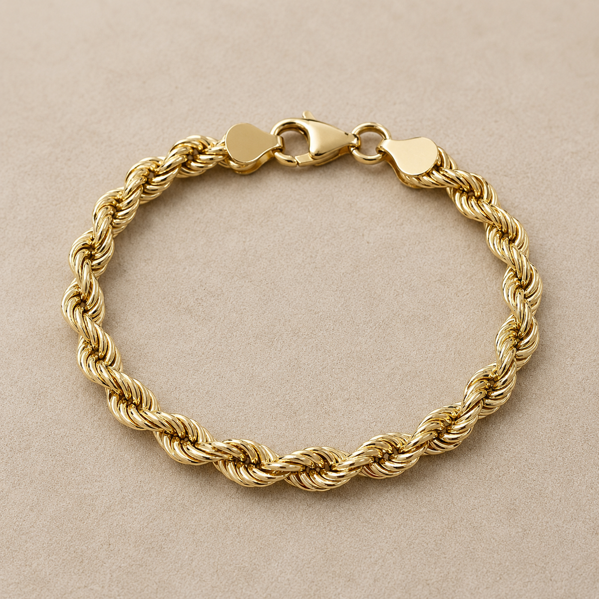Bracciale 19cm Maglia Corda in Oro Giallo 18 kt – 6,90 g