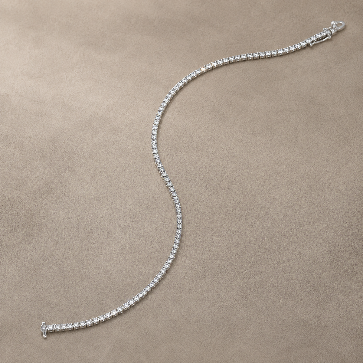 Bracciale Tennis Mirco Visconti in Oro Bianco 18kt gr. 5,20 con Diamanti ct. 0,45 G VS | NL10/10