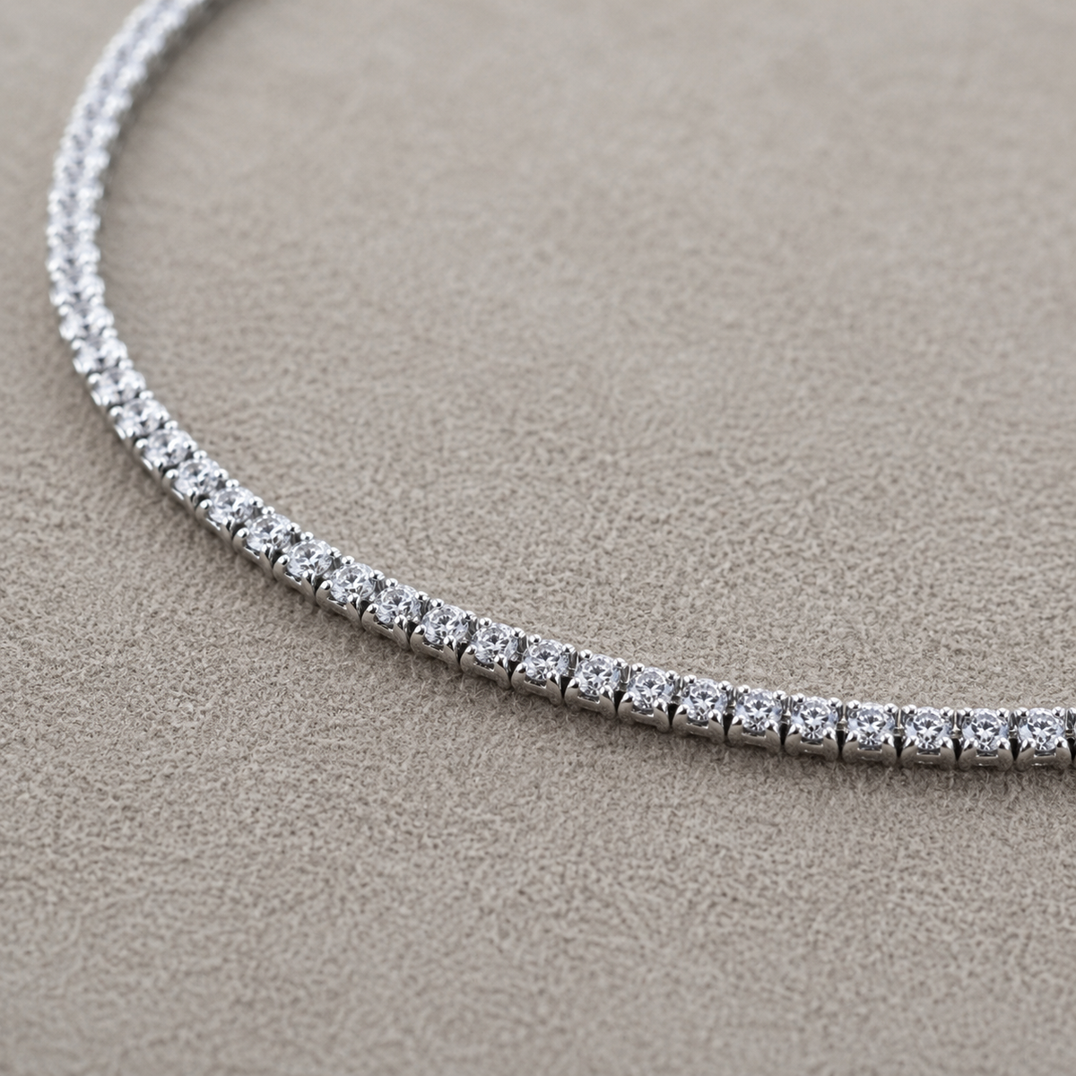 Bracciale Tennis Mirco Visconti in Oro Bianco 18kt gr. 5,20 con Diamanti ct. 0,45 G VS | NL10/10