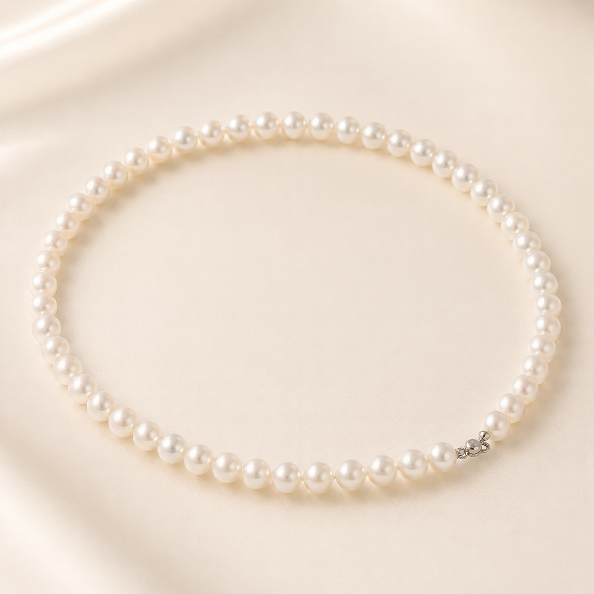Collana con Perle Kioto 5-5,5 mm Linea ECO in Oro 18kt – PG Gioielli (105B ECO)