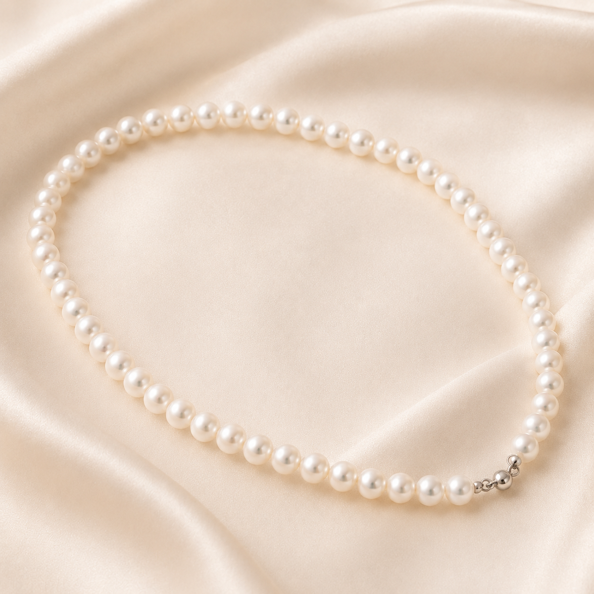 Collana con Perle Kioto 5-5,5 mm Linea ECO in Oro 18kt – PG Gioielli (105B ECO)
