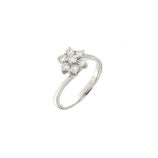 Anello Solitario con Diamante 0,56 ct F VS in Oro Bianco 18kt – Mirco Visconti