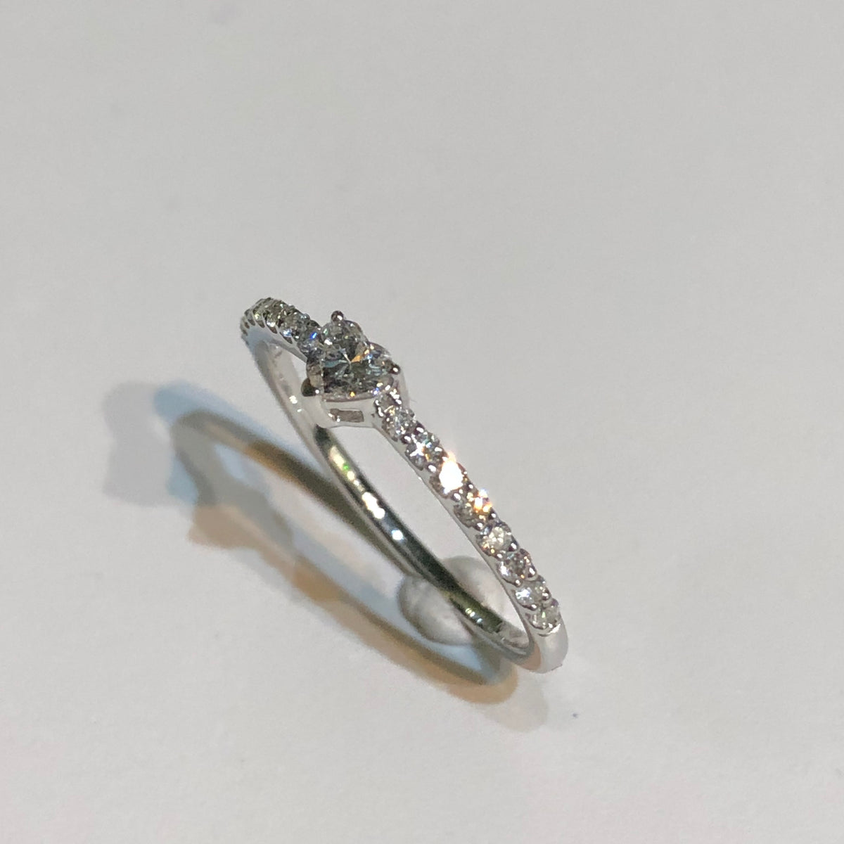 Fani Anello Cuore con Diamanti MERAVIGLIOSO