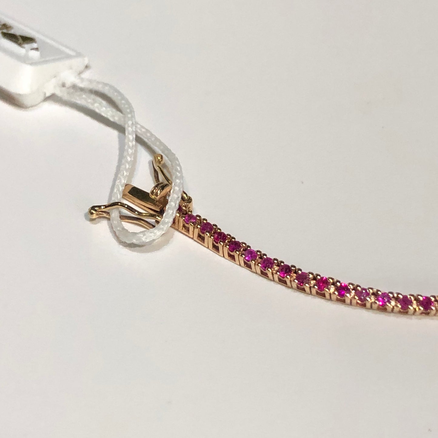 Bracciale Tennis con Rubini Naturali 1,60 ct in Oro Rosa 18kt – Karal