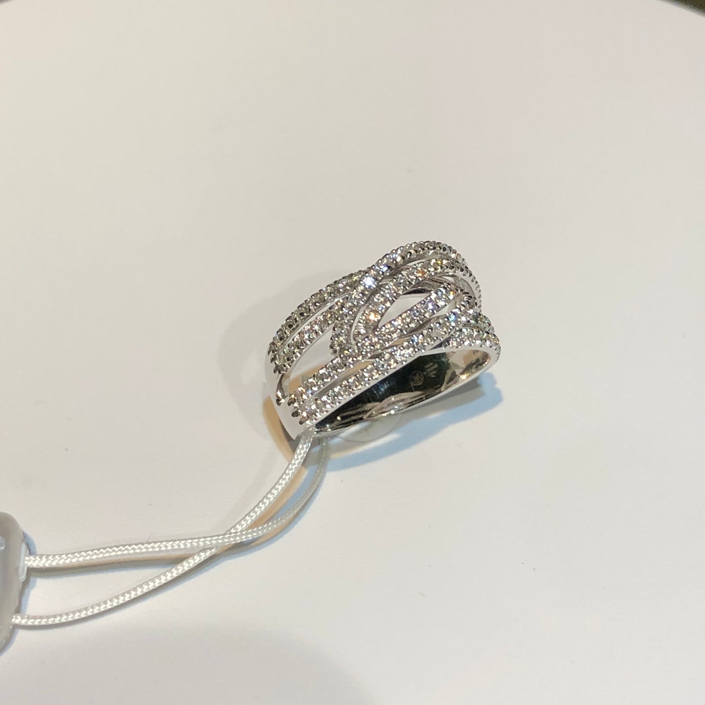 Anello Mirco Visconti in Oro Bianco 18kt con Diamanti 0,50 ct G VS – ABA1247/10