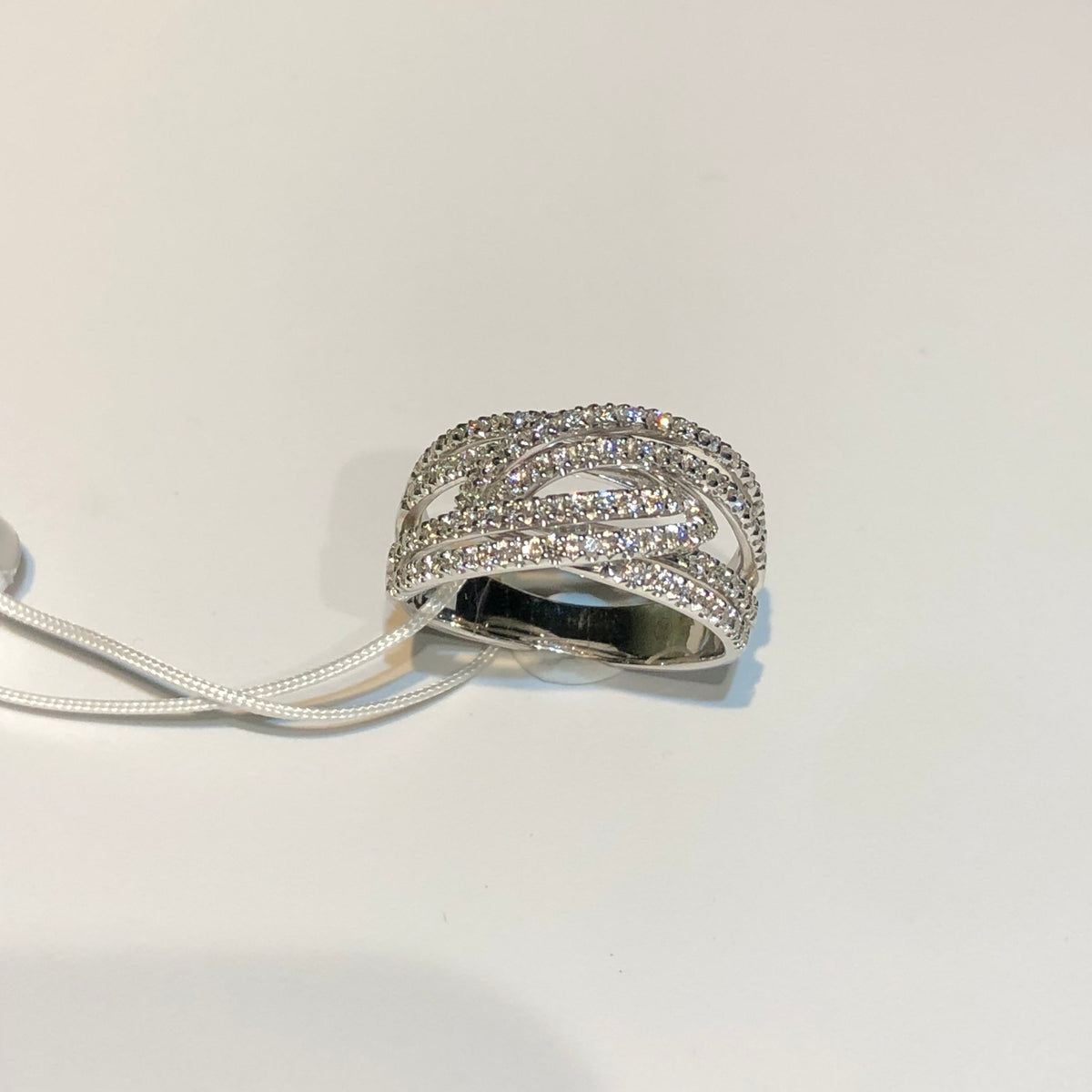 Anello Mirco Visconti in Oro Bianco 18kt con Diamanti 0,50 ct G VS – ABA1247/10