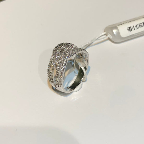 Anello Mirco Visconti in Oro Bianco 18kt con Diamanti 0,50 ct G VS – ABA1247/10