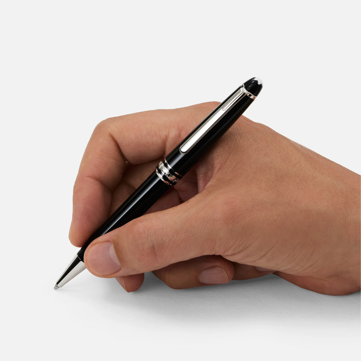 MONTBLANC PENNA A SFERA MEISTERSTÜCK PLATINUM-COATED