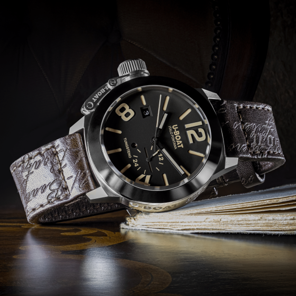 U-BOAT Classico 42mm Tungsteno Black - Orologio Automatico Uomo Vetro Zaffiro - 8893