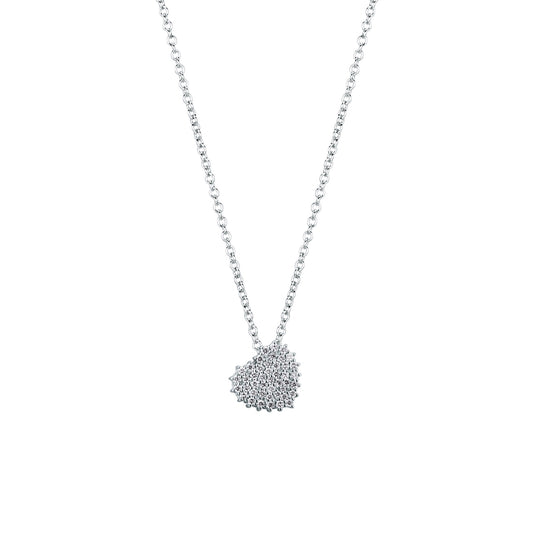 Collana con Diamante 0,16 ct in Oro Bianco 18kt – Mirco Visconti