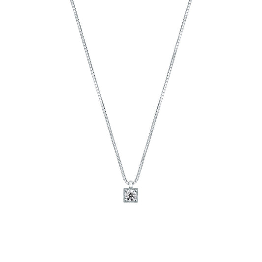 Punto Luce con Diamante 0,11 ct F VS in Oro Bianco 18kt – Mirco Visconti