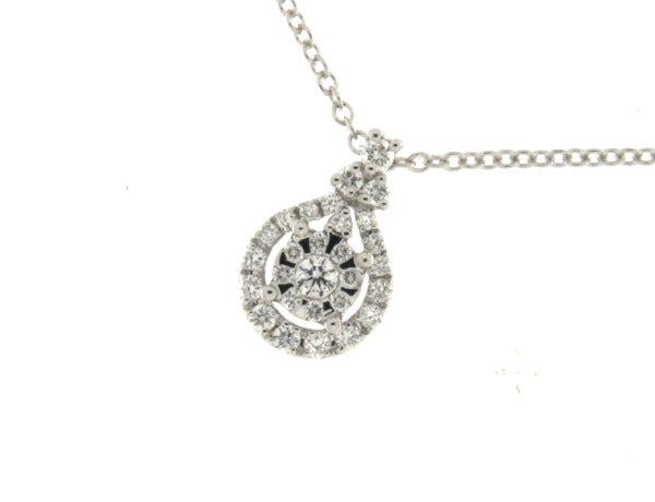 Collana con Diamanti in Oro Bianco 18kt – Mirco Visconti