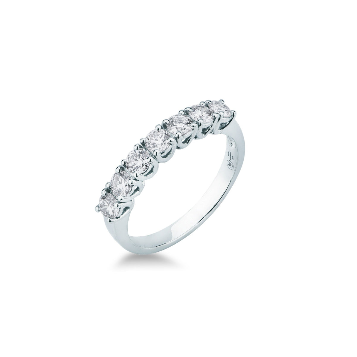 Anello con Diamanti in Oro Bianco 18kt – Mirco Visconti