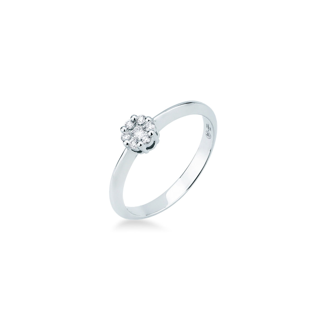 Anello con Pavé di Diamanti in Oro Bianco 18kt – Mirco Visconti (AB556/20)