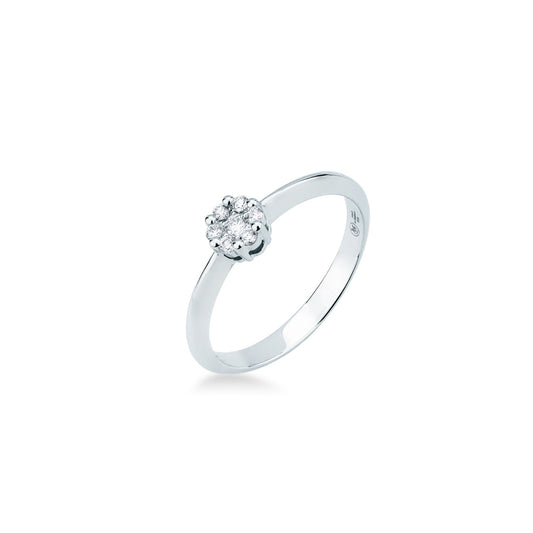 Anello con Pavé di Diamanti in Oro Bianco 18kt – Mirco Visconti (AB556/20)