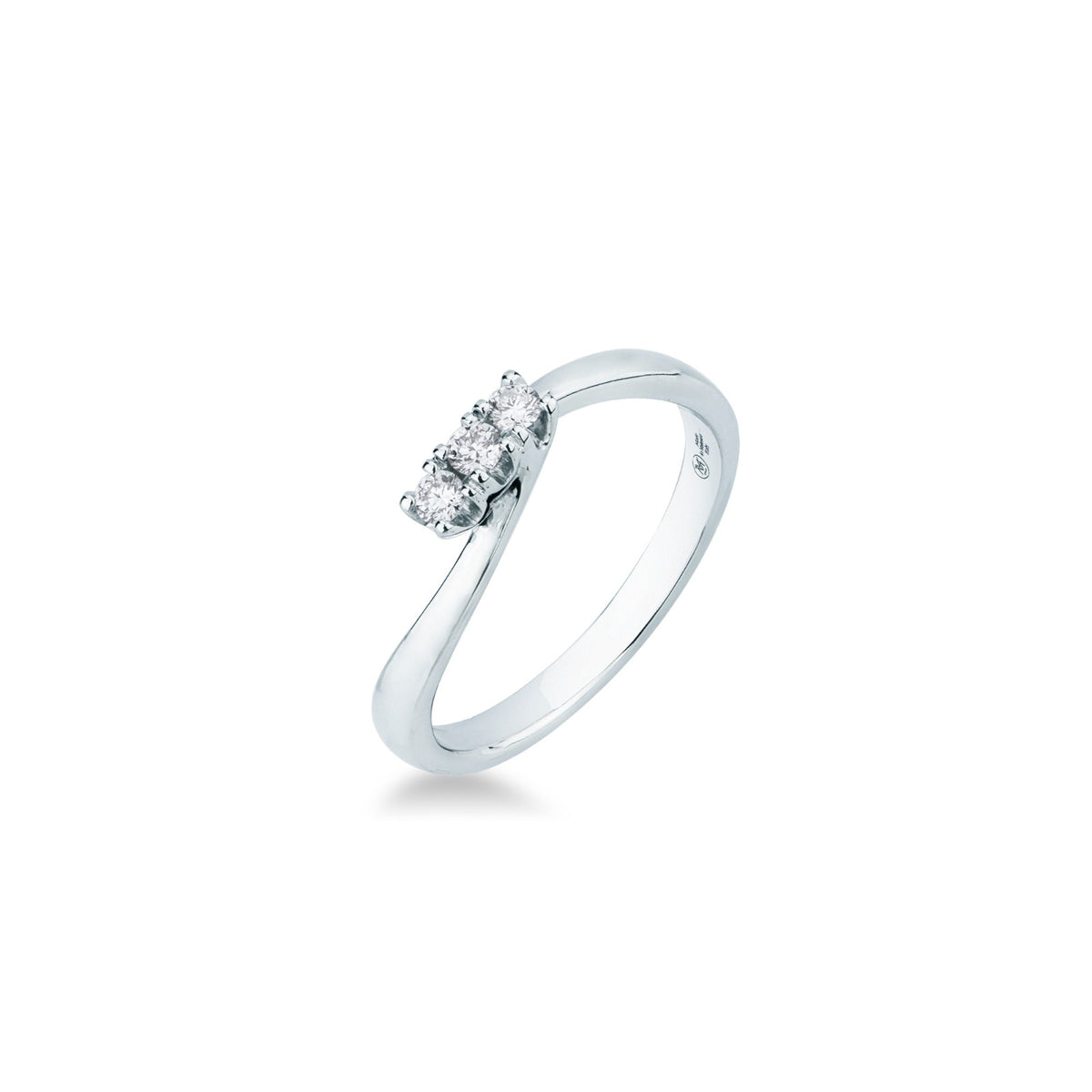 Anello con Pavé di Diamanti in Oro Bianco 18kt – Mirco Visconti (BR827/10)