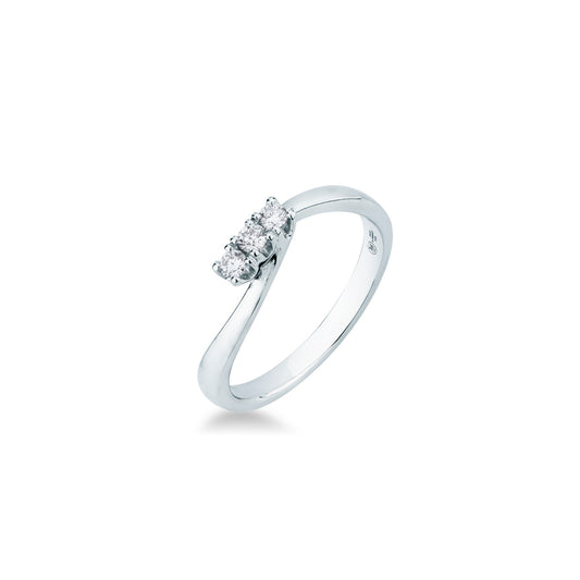 Anello con Pavé di Diamanti in Oro Bianco 18kt – Mirco Visconti (BR827/10)