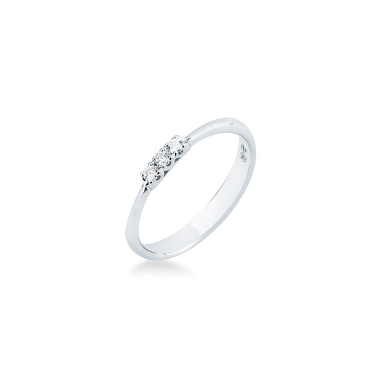 Anello con Diamanti in Oro Bianco 18kt – Mirco Visconti (FC203/10)